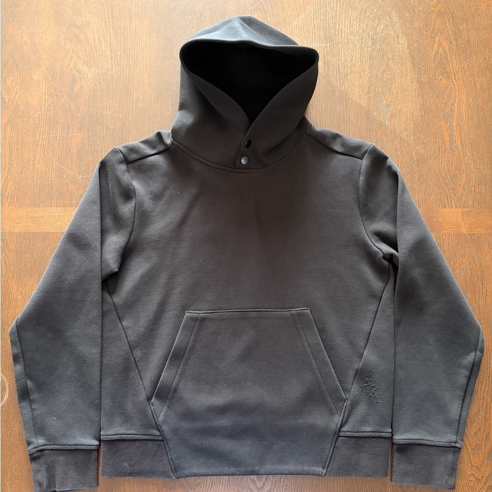 Banana Republic Charcoal Button Hoodie